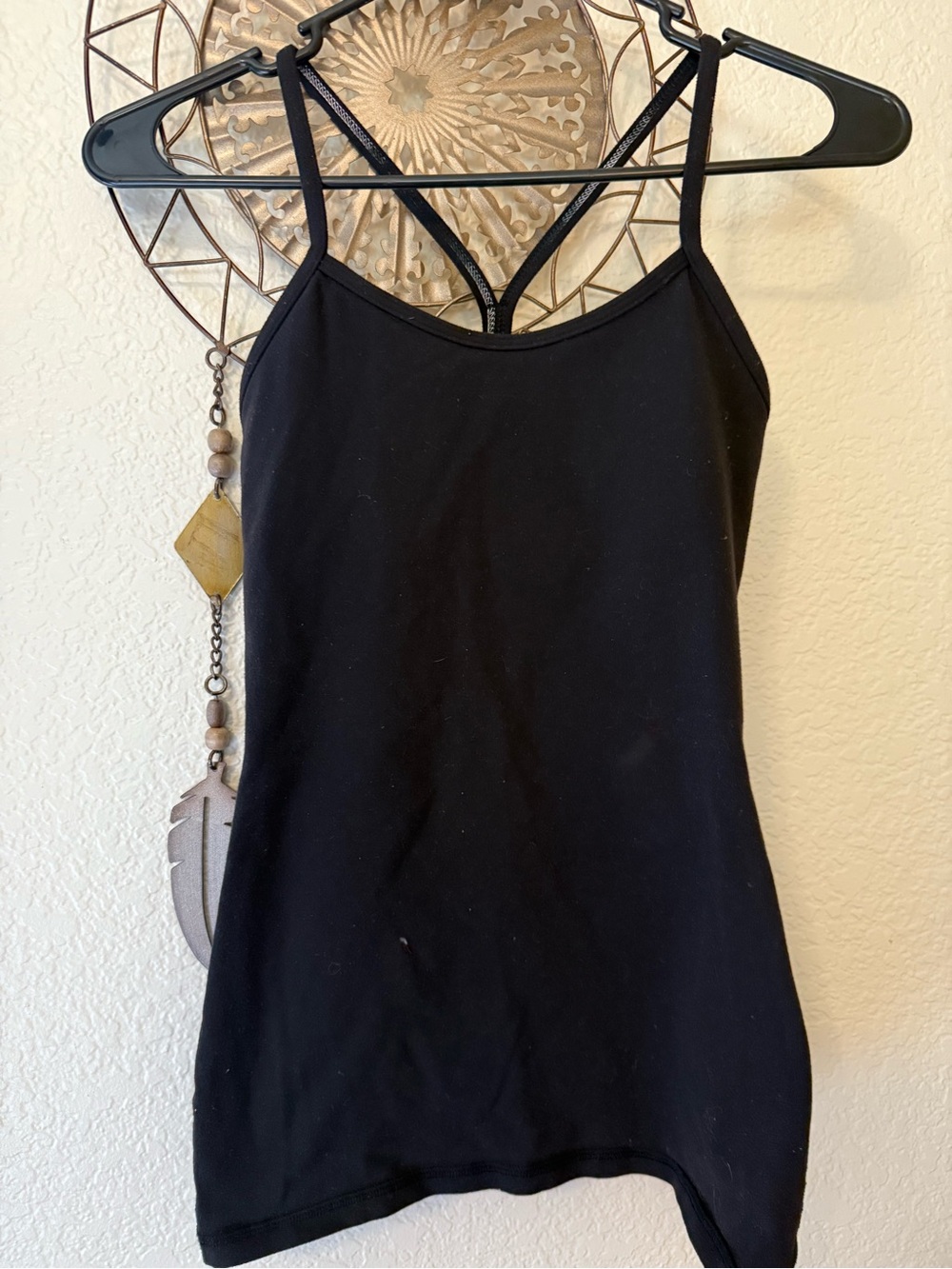 lululemon athletica Black Strappy Tank